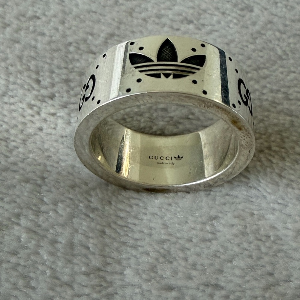 Gucci x Adidas Logo Ring - Picture 2 of 3